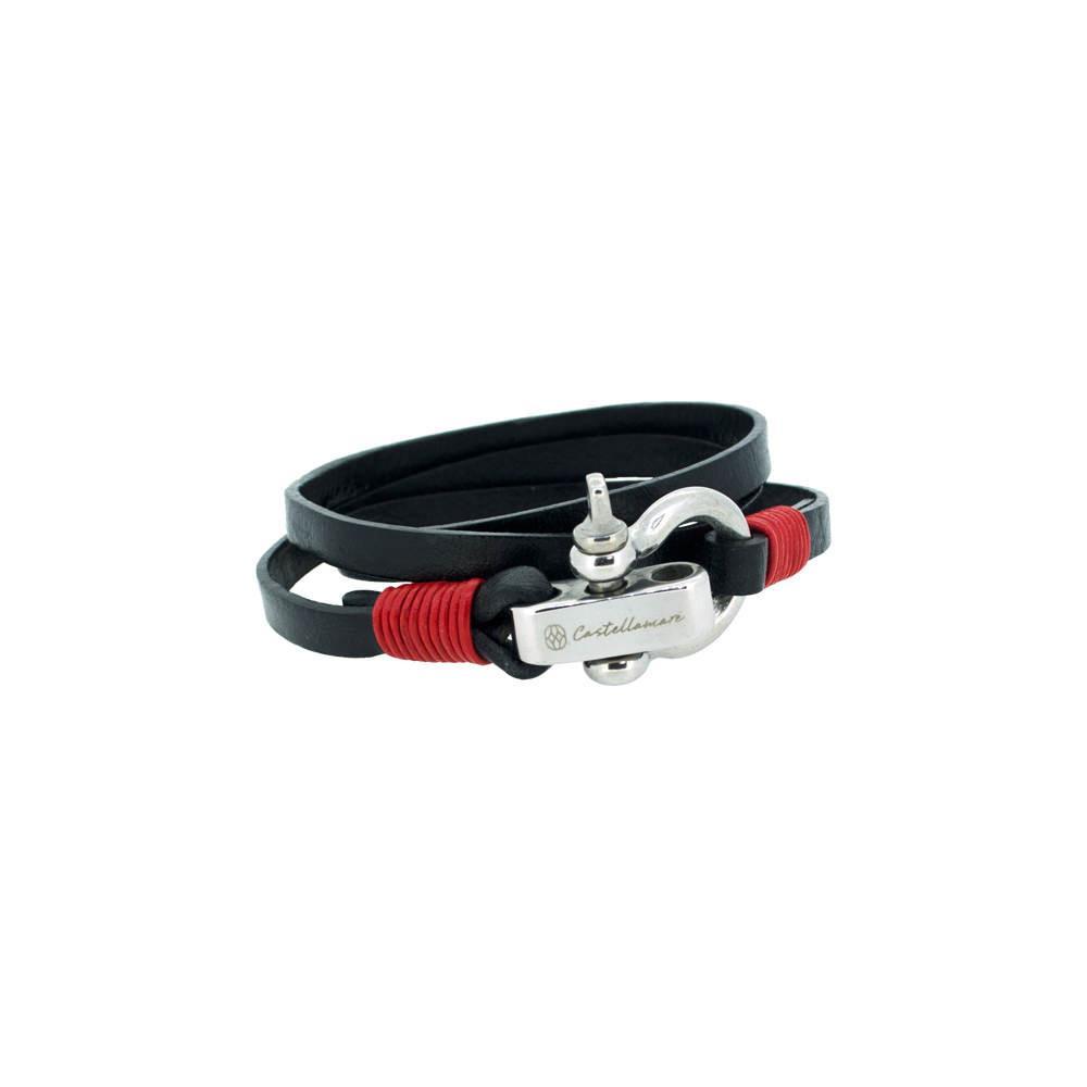 Castellamare - Lucca Negro con Rojo S - SoyMacho.com
