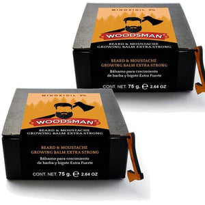 Woodsman - Bálsamo de Crecimiento de Barba y Bigote Extra Fuerte 5% 75g - SoyMacho.com