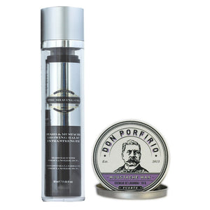 SoyMacho - Kit Bálsamo The Shaving + Cera Don Porfirio - SoyMacho.com