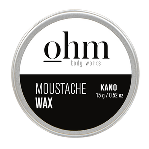 Ohm Body Works - Moustache Wax 15 g - SoyMacho.com