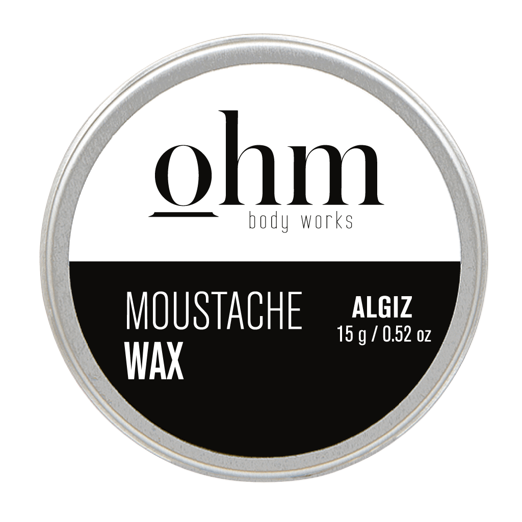 Ohm Body Works - Moustache Wax 15 g - SoyMacho.com