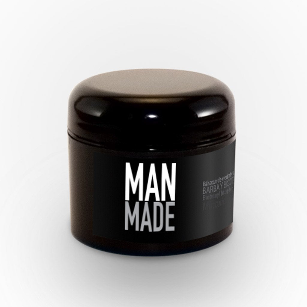 Man Made - Bálsamo de Crecimiento de Barba 5% + Biotinoyl Tripeptide 70g