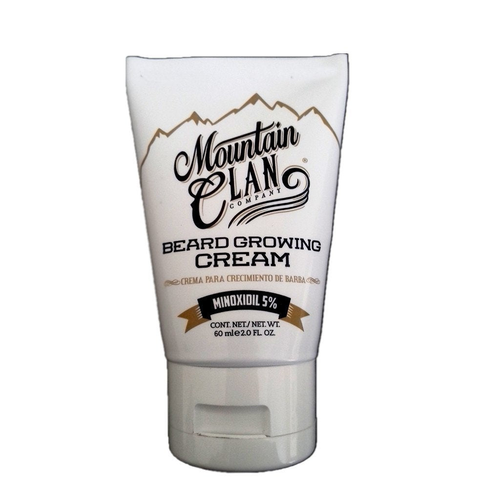 Mountain Clan - Crema para Crecimiento de Barba y Bigote Minoxidil 5% - SoyMacho.com
