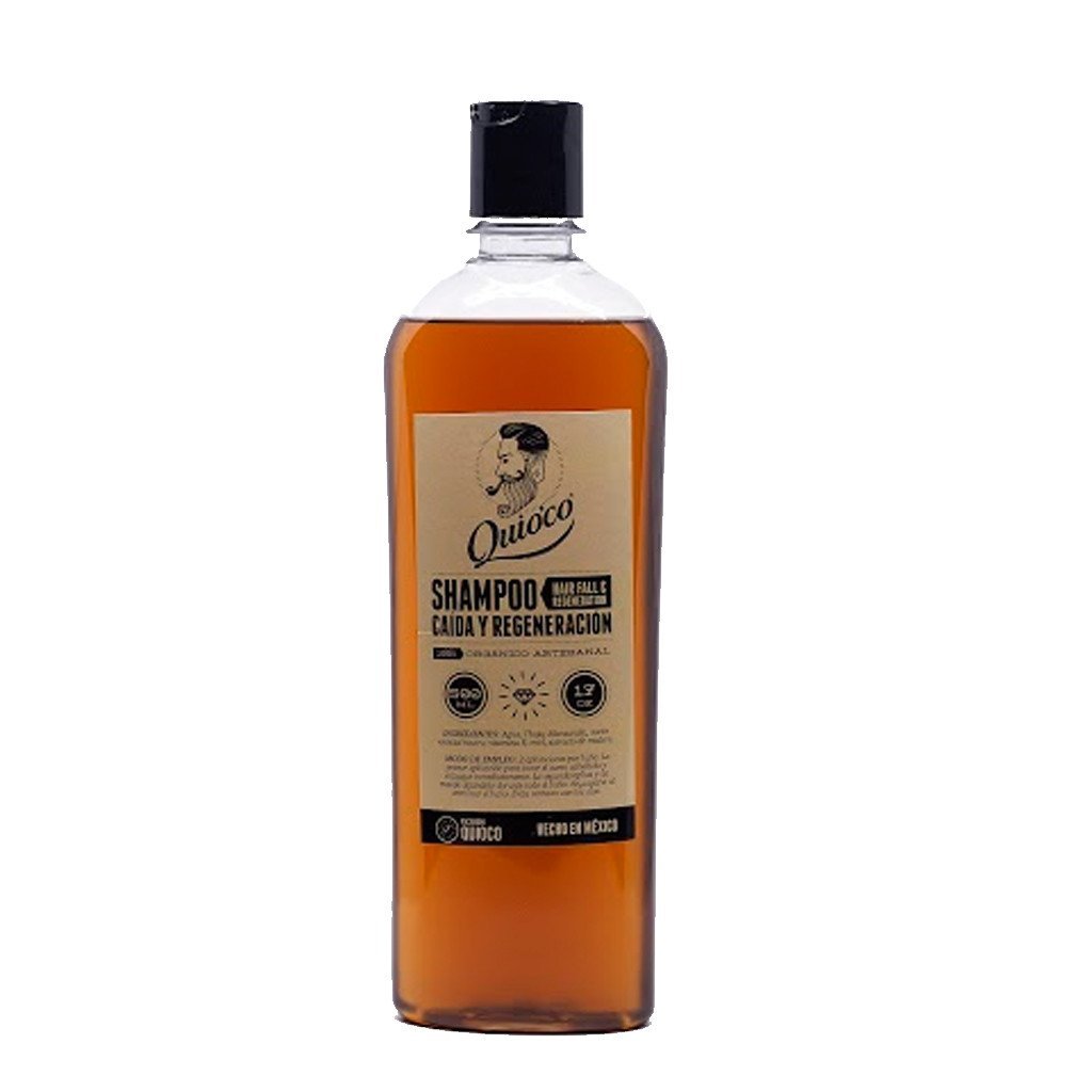 Quio'co - Shampoo para Caída y Regeneración de Cabello Manzanilla 500ml - SoyMacho.com
