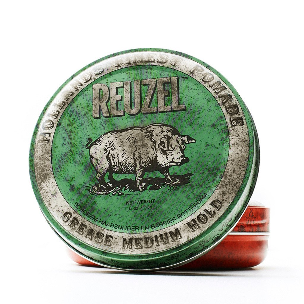 Reuzel - Green Pomade Grease - SoyMacho.com
