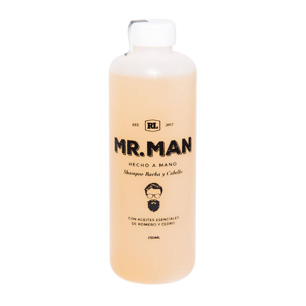 Mr. Man - Shampoo para Barba y Cabello - SoyMacho.com