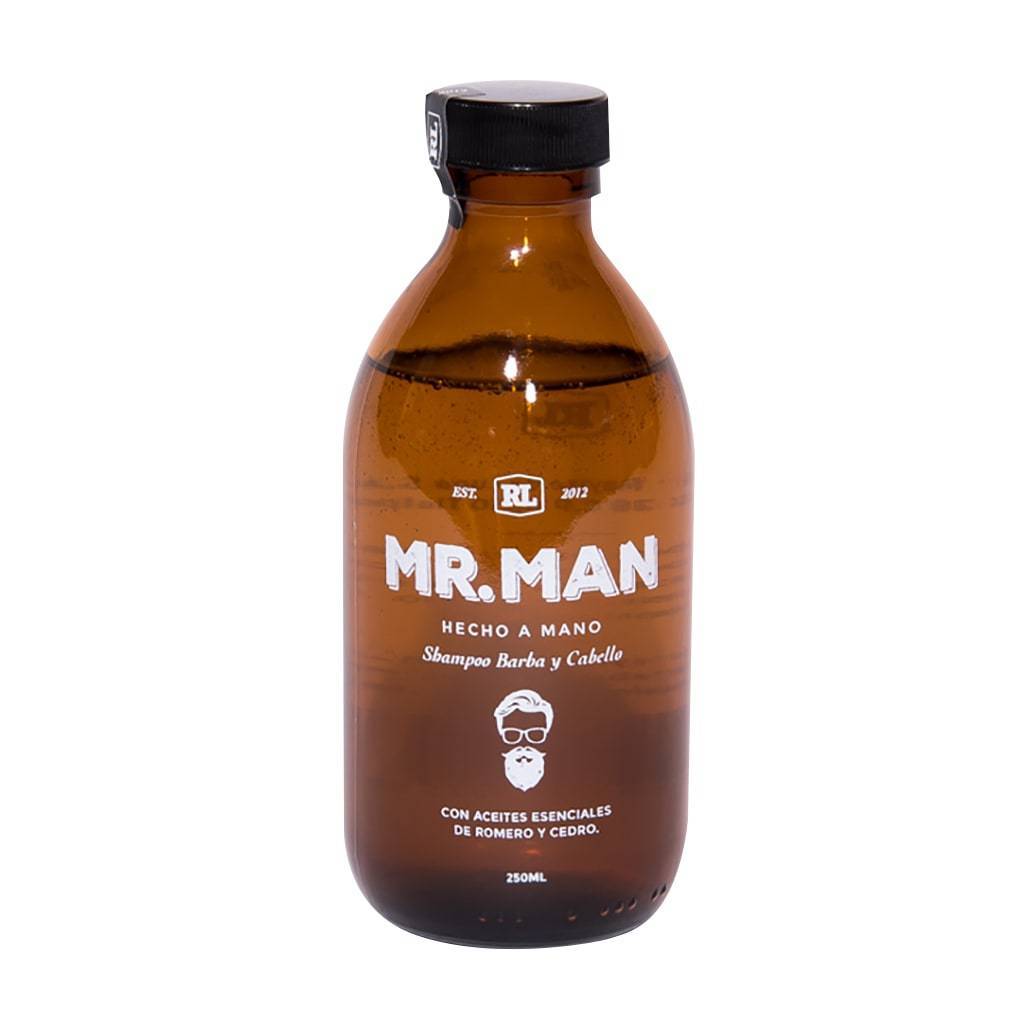 Mr. Man - Shampoo para Barba y Cabello - SoyMacho.com