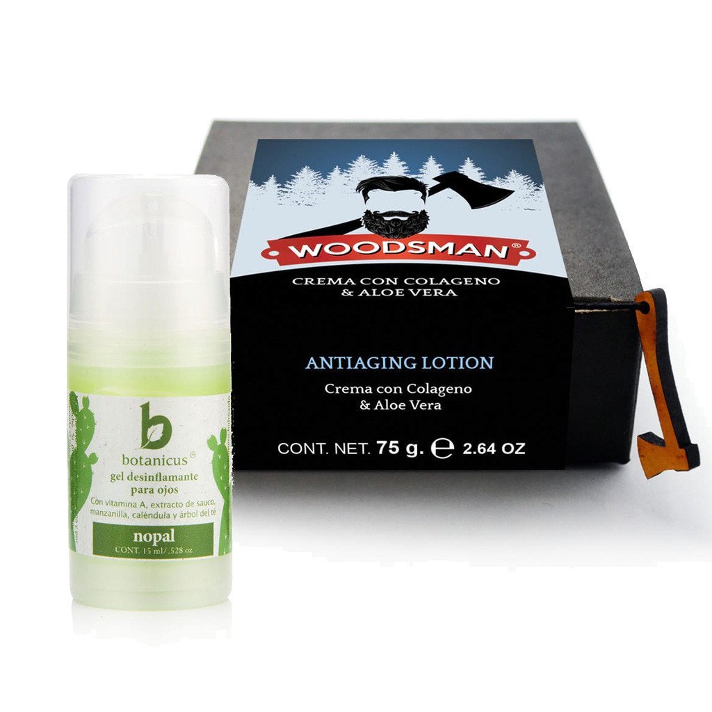 SoyMacho - Kit Antienvejecimiento Woodsman Crema + Botanicus Ojos - SoyMacho.com
 - 1
