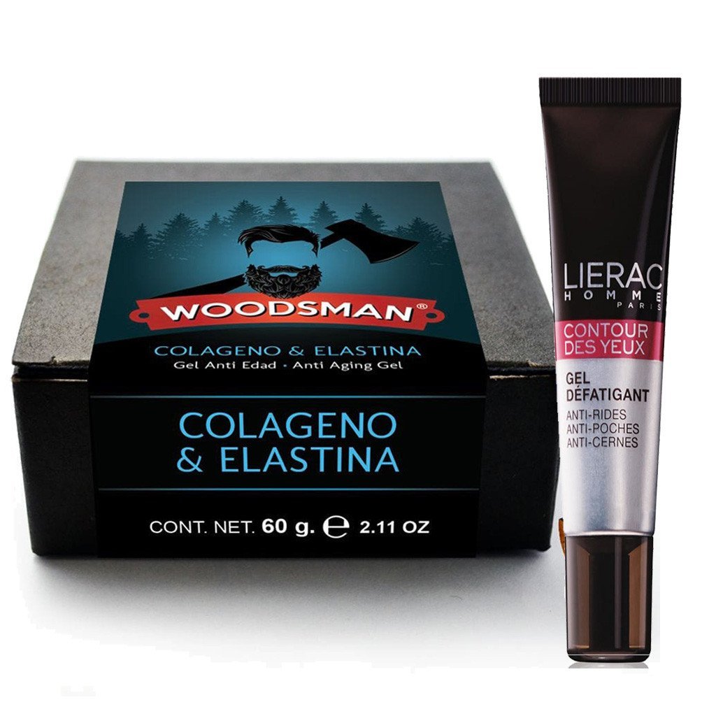 SoyMacho - Kit Antienvejecimiento Woodsman Gel Anti Edad + Lierac Contorno de Ojos - SoyMacho.com
 - 1