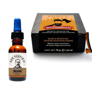 SoyMacho - Kit Woodsman Bálsamo de Crecimiento 5% + Tónico Don Porfirio - SoyMacho.com