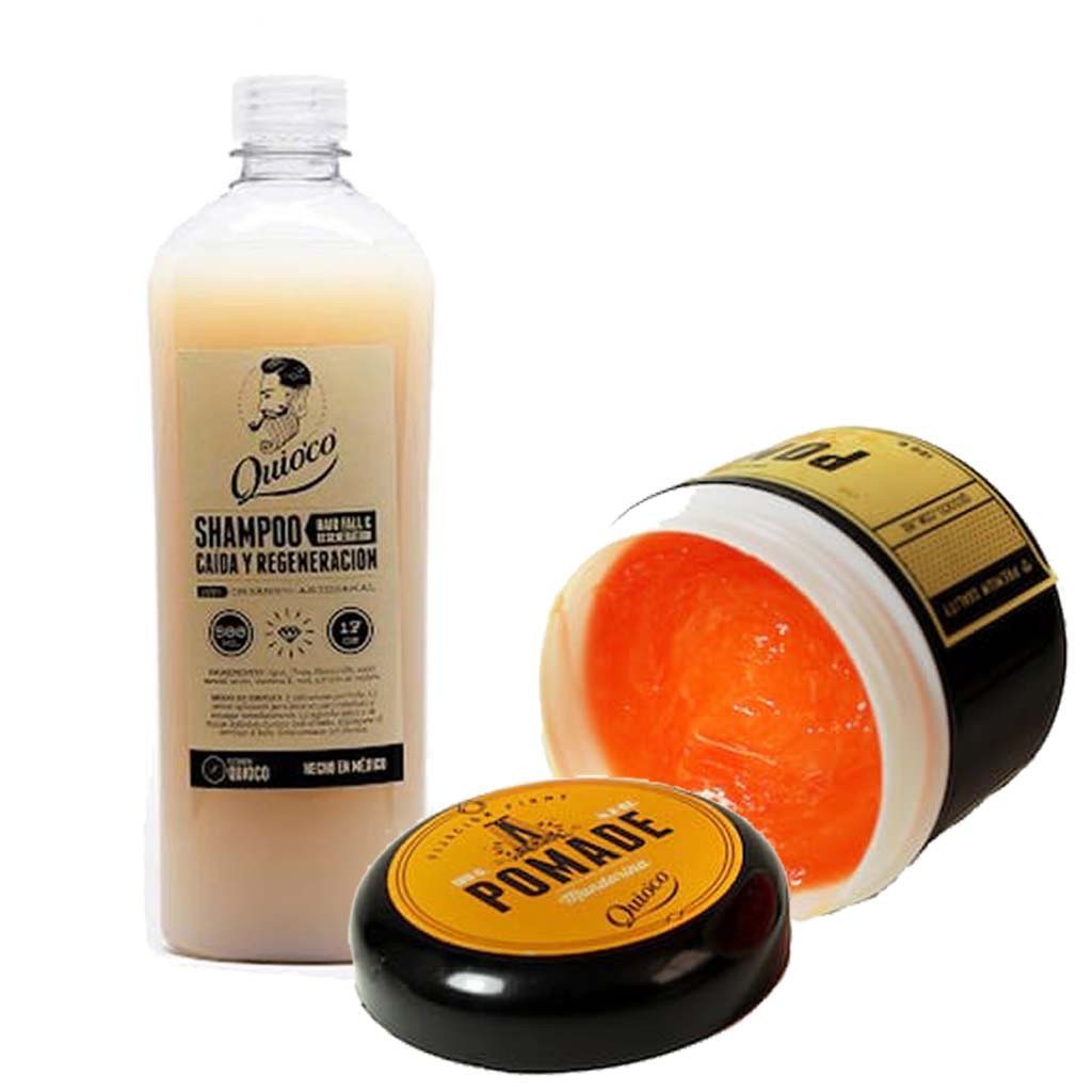 Quio´co - Kit Shampoo Coco + Pomada Extra Firme - SoyMacho.com