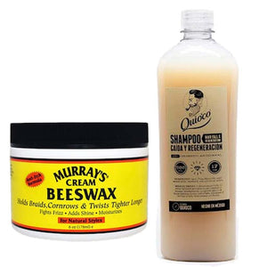 SoyMacho - Kit Shampoo Quio'co + Murray's BeesWax - SoyMacho.com