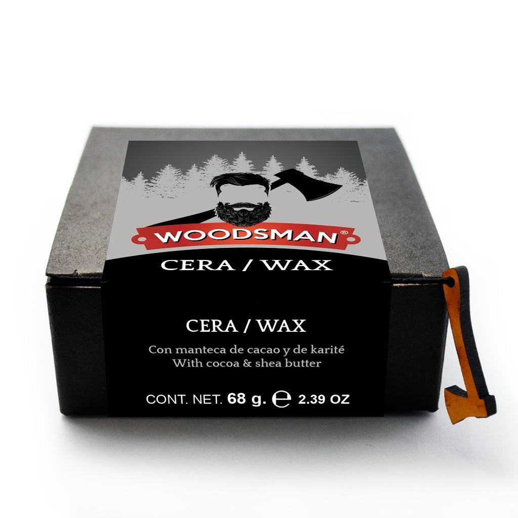 Woodsman - Cera Para Barba y Bigote con Manteca de Cacao y Karité - SoyMacho.com
