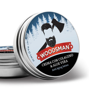 Woodsman - Loción Antienvejecimiento con Colágeno y Aloe Vera 75g - SoyMacho.com
 - 2